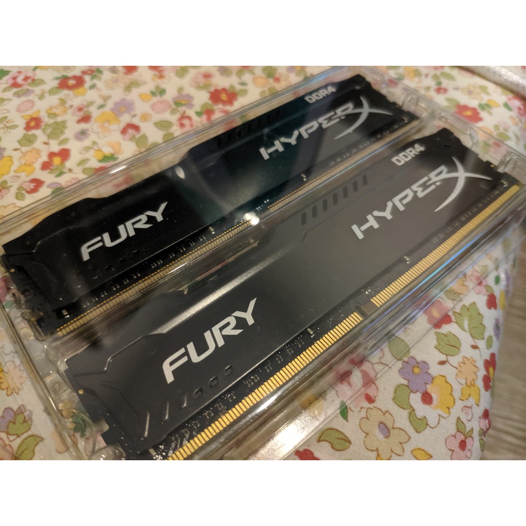 KINGSTON HyperX FURY BLACK DDR4/2400 (HX424C15FB2K2/16)