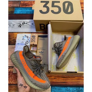 Adidas Yeezy350 Boost Grey Orange