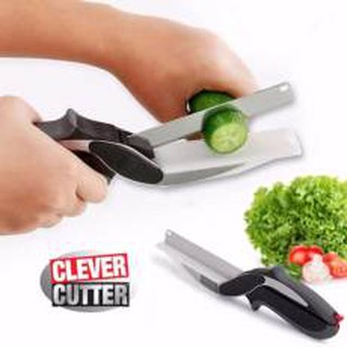 Welucky มีดพร้อมเขียงในตัว 2 in 1 CLEVER CUTTER KITCHEN