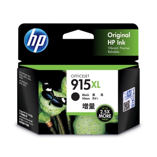 ตลับหมึก HP 915 ดั้งเดิม HP80108012802080228026 เครื่องพิมพ์ตลับหมึกสีดำ XL