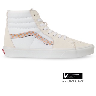 VANS SK8 HI LENTICULAR SIDESTRIPE BLANC DE BLANC TRUE WHITE SNEAKERS สินค้ามีประกันแท้