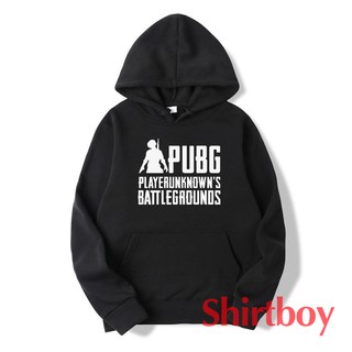 ขายดี เสื้อฮู้ด PUBG สกรีนแบบเฟล็ก PU สวยสดไม่แตกไม่ลอก