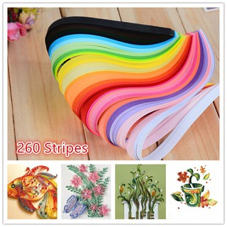 กระดาษ DIY Quilling 26 สี 260 ชิ้น