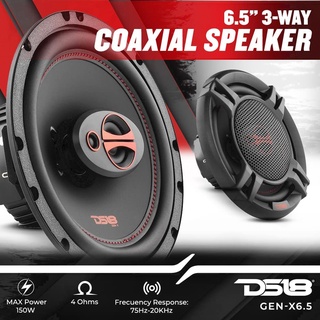 DS18 GenX6.5 ลำโพงแกนร่วม-6.5-นิ้ว-ลำโพง6.5-1คู่-เครื่องเสียงรถยนต์-ลำโพงรถยนต์-ลําโพง-สปีกเกอร์-ลำโพง-3ทาง-3way-เบสกลาง