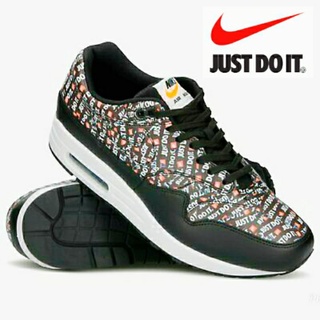 Nike Air Max 1 Just Do It Pack Black                                   Size 10us.  9uk.  44/28 มือสองแท้ 100% สภาพดี