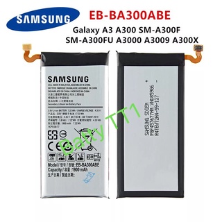 แบตเตอรี่ Samsung Galaxy A3 2015 A300 SM-A300F SM-A300FU EB-BA300ABE ของแท้แบตเตอรี่ 1900mAh