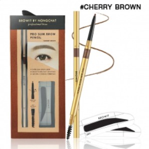 Browit By Nongchat Pro Slim Brow Pencil # CHERRY BROWN