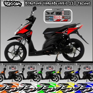 สติกเกอร์คาร์บูเรเตอร์ สําหรับ vario Tecno 110 stcker lis boddy vario