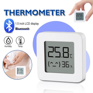 XiaoMi เครื่องวัดอุณหภูมิและความชื่น MiJia Temp and Humidity Monitor 2 ที่วัดความชื้น ที่วัดอุณหภูมิ แบบดิจิตอล