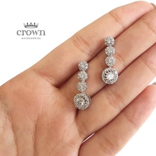 Earrings diamond ต่างหูเพชร