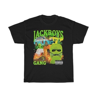 Gildan เสื้อยืดผ้าฝ้าย 100% พิมพ์ลายโลโก้ Jack Gang สไตล์วินเทจ สําหรับผู้ชายSize S-5XL