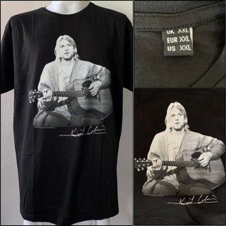 เสื้อศิลปิน Kurt Cobain : Guitar Live Photo
