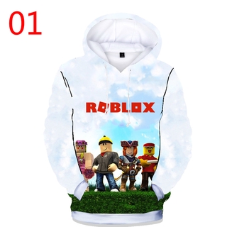 Roblox เสื้อกันหนาวมีฮู้ดสําหรับเด็ก