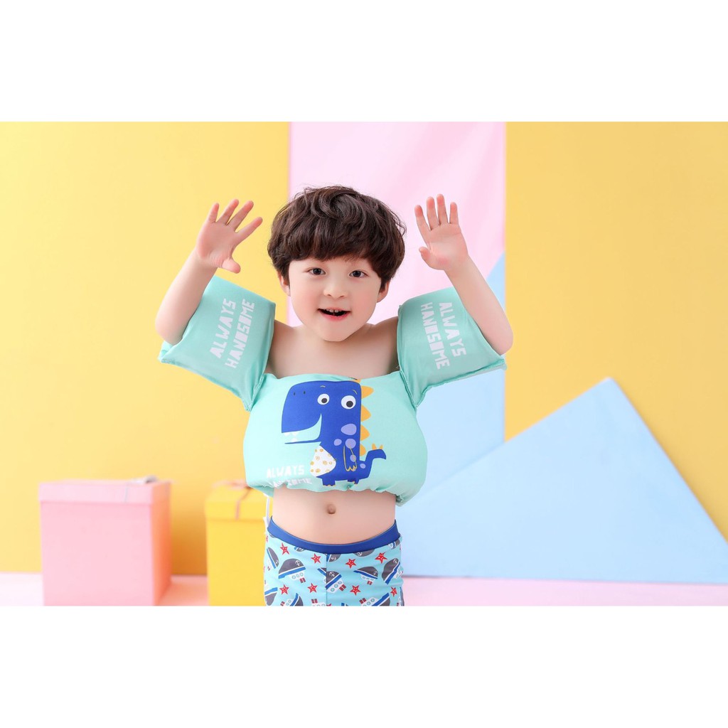 ชุดชูชีพเด็ก โฟมพยุงตัวเด็กสำหรับไว้ฝึกเด็กว่ายน้ำ มีหลายลายให้เลือกพร้อมสีสันที่สวยงาม สามารถเลือกตามใจชอบได้เลย - รูปที่ 3