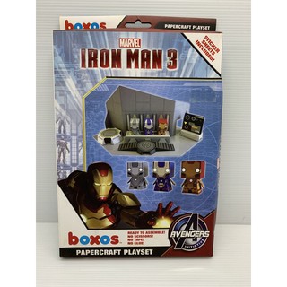 MARVEL IRON MAN 3 Papercraft Playset FUNKO NEW