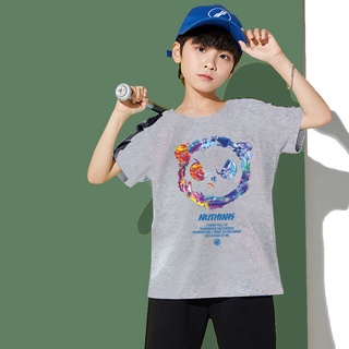 H198เสื้อืดเด็กแขนสั่งแฟชั่งลายสวยการ์ตูนน่ารัก ใส่ได้ทั้งเด็กชายและเด็กหญิง
