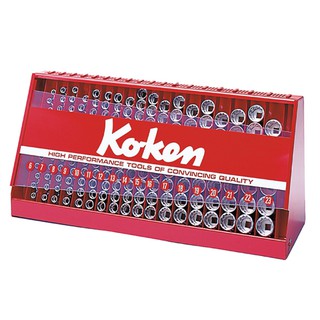 KOKEN S3240M-05 บ๊อกชุด 3/8"-12P-177 ชิ้น (มิล) ในตู้โชว์เหล็ก | MODERTOOLS OFFICIAL