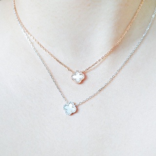 Mardi Jewelry สร้อยคอเงินแท้ 925 Royal Clover Necklace