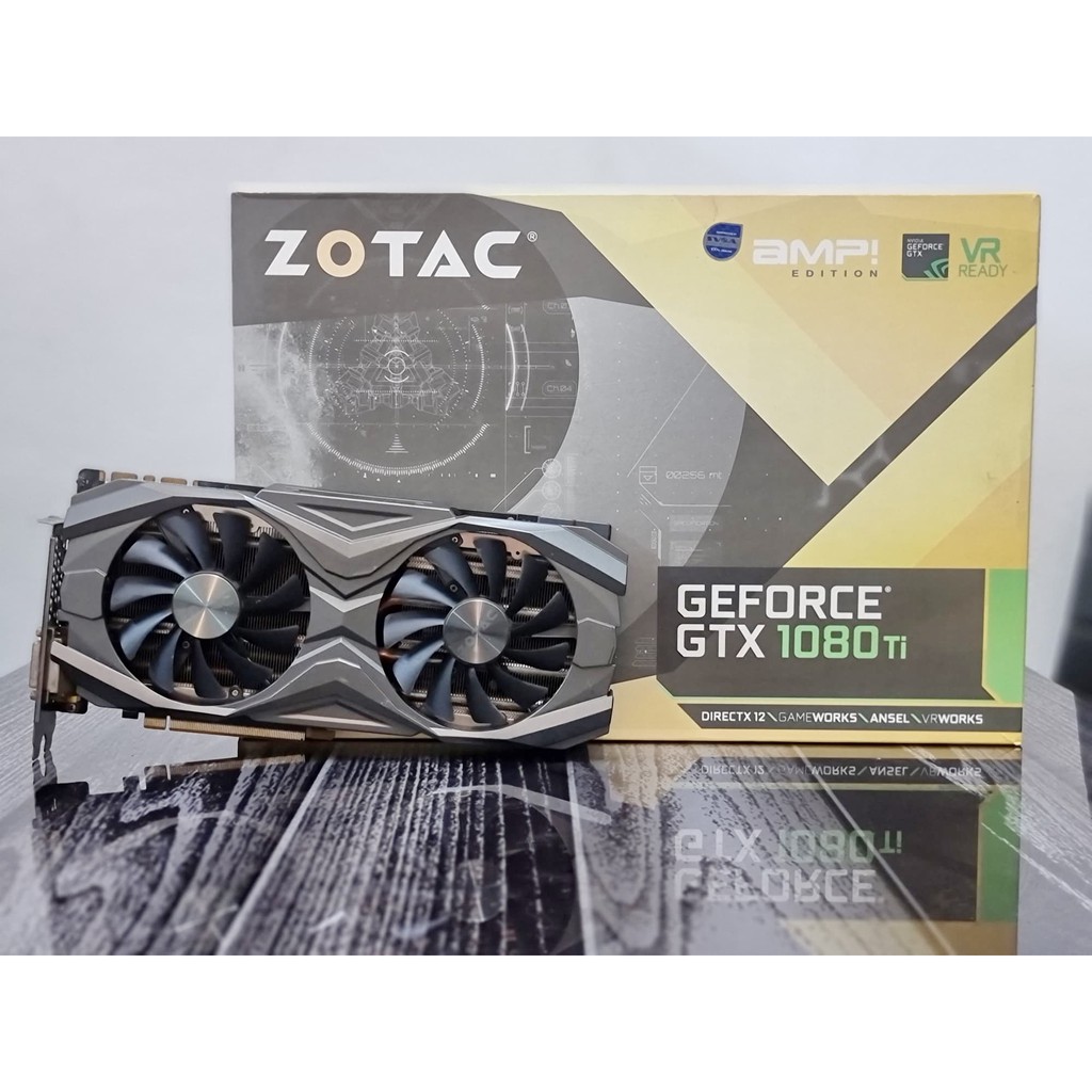 ZOTAC GeForce GTX 1080TI AMP EDITION 11GB มีกล่อง เลขไม่ตรง