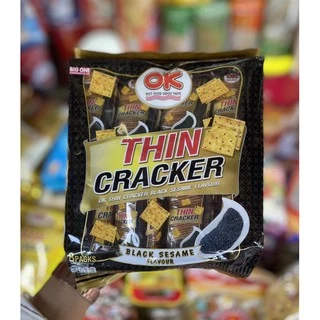 THIN CRACKER ขนมปังกรอบรสชีส รสสาหร่าย รสงาดำ