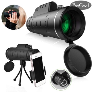 【Toread_mall】ขนส่งฟรีกล้องโทรทรรศน์ดาราศาสตร์ 40X60 HD Mini Monoculars แคมป์ปิ้งกลางแจ้ง Low Light Night Vision