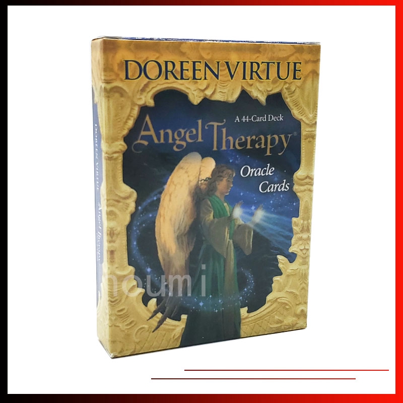 【HOUMI】English Version Card Angel Therapy Oracle Cards with Electronic Guidebook A 44 Cards Deck