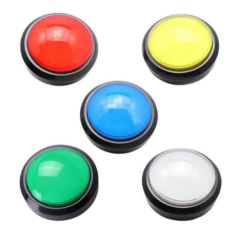 Vik Arcade Push Button Big Dome Push Button 100mm Big Push Button LED Illuminated