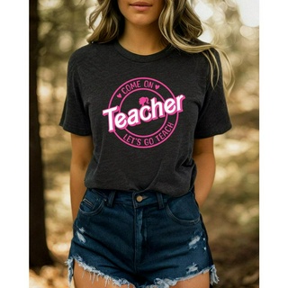 เสื้อเชิ้ต ลาย Come on Teacher Lets Go สําหรับบาร์บี้