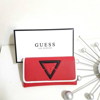 Guess leather wallet กระเป๋าสตางค์ใบกลาง