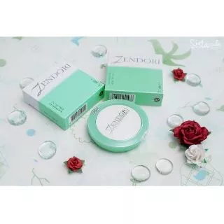 แป้งเชนโดริ ยูวี ออยล์-ฟรี ฟาวน์เดชั่น Zendori UV Oil Free Foundation SPF12(สีเขียว)