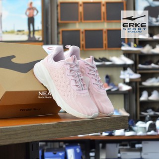 [ลิขสิทธิ์แท้] ERKE Zoom Flyknit - Pastel Pink [W] NEA รองเท้าวิ่ง ผู้หญิง 12119303235-203