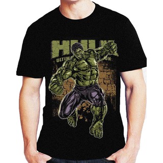 เสื้อยืดสุดเท่เสื้อยืดลายกราฟฟิกThe Incredible Hulk Superhero The Age Of Ultron โมเดลตุ๊กตาของเล่นสําหรับเด็กSto5XL