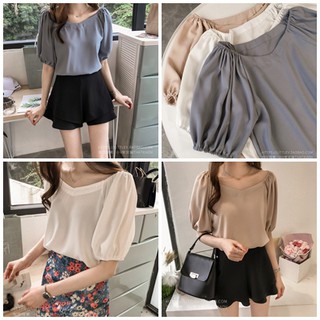 เสื้อปาดไหล่สวมใส่สบาย [KK5]