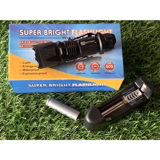 ไฟฉาย Super brught flashlight ไฟฉายส่องสว่าง