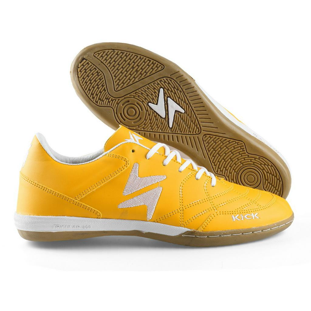 Kick Athletic - Original Jaws Mens Futsal Shoes In Black Orange Mens Outdoor Sports Shoes