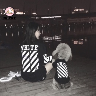 🐾DanDan🐾Pet Clothes Teddy Schnauzer สัตว์เลี้ยงเสื้อผ้าเย็นแฟชั่นเสื้อยืดเท็ดดี้ฤดูใบไม้ผลิและฤดูร้อนลูกสุนัขลูกแมว