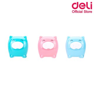 Deli 0557 Pencil Sharpener กบเหลาดินสอหมู (แพ็คกล่อง 12 ชิ้น) กบ กบเหลาดินสอ กบเหลาแฟนซี เครื่องเขียน อุปกรณ์การเรียน