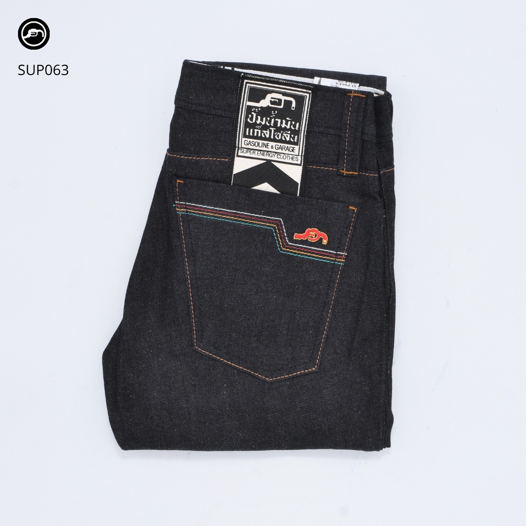 SUP049 SUP063 (W) กางเกงยีนส์ยืดผู้หญิง สียีนส์เข้ม เอวกลาง GALAXY (Gasoline & Garage) ปั๊มน้ำมันแก๊สโซลีน (SUP) - รูปที่ 5