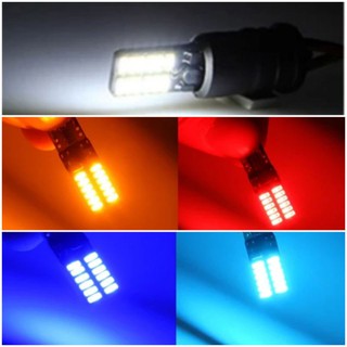 🔥CANBUS T10 24smd LED 3014 12V Super bright Clearanceหลอดไฟสีขาว,สีเหลือง,สีฟ้า,สีแดง