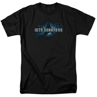 ROUND คอลูกเรือเสื้อยืดผ้าฝ้าย พิมพ์ลายกราฟฟิคโลโก้ Into the Darkness Sci-Fi CBS1252 HMgbpd65OLnoed65-4XL