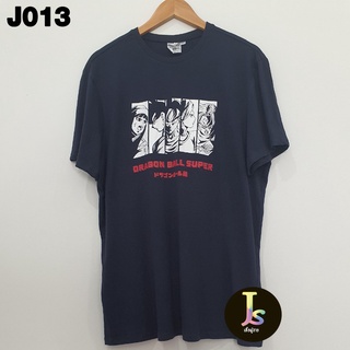 J013 _ เสื้อยืด DRAGON สีกรม คอกลม งานแท้100%