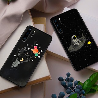 เคสซิลิโคนนิ่ม ลายดวงจันทร์ ป้องกันเลนส์กล้อง สําหรับ Redmi 7 7A 8 8A S2 Go