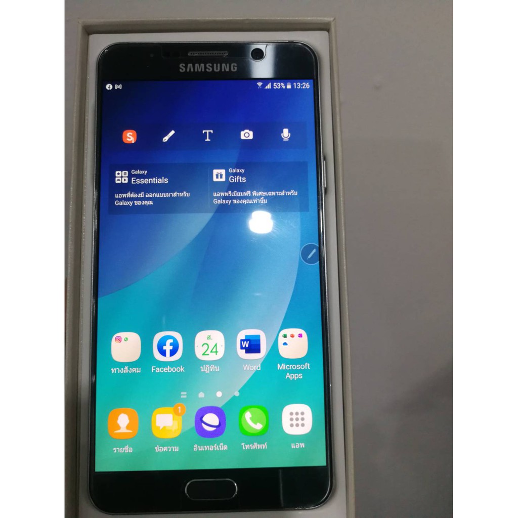 จอ Samsung Galaxy Note 5 Amoled อะไหล่แท้ครบชุด จอแท้จอดี บอดี้สวย ฟรีบอร์ด80%