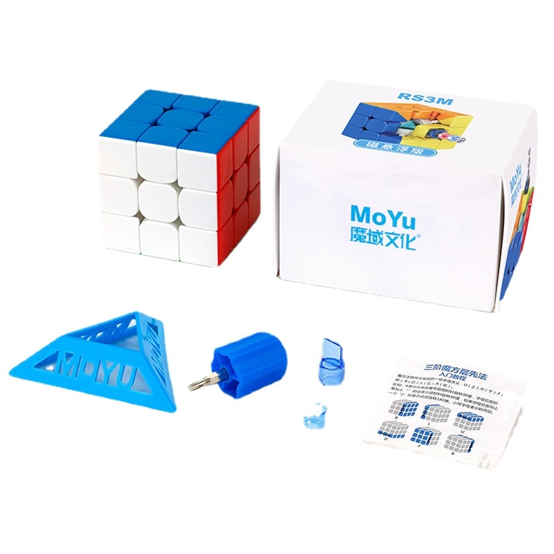 สินค้าของแท้ Moyu RS3M 2020 Magnetic Cube ความเร็ว 3x3x3 MF RS3M 3x3 Magico Cubo การจัดส่งในประเทศ