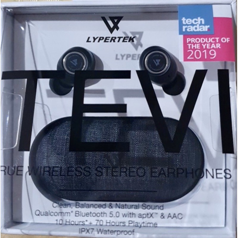 หูฟังไร้สาย Lypertek Tevi กันน้ำ ของแท้ ประกัน 1 ปี หูฟัง True Wireless