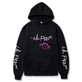 เสื้อกันหนาว มีฮู้ด ผ้าฝ้าย พิมพ์ลายโลโก้ Love lil.peep sudaderas cry สไตล์สปอร์ต สําหรับผู้ชาย 2021