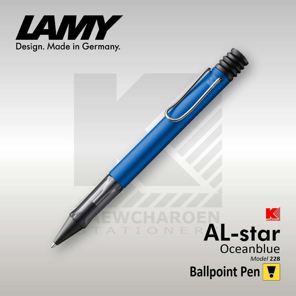 ปากกาลูกลื่น LAMY AL-Star 228 ด้ามสีน้ำเงินโอเชียนบลู (Ocean Blue)