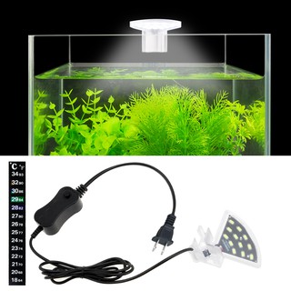 🐟 Senzeal M3 Fan Shaped Aquarium Light Clip-on LED Water Grass Light 220V/110V 5W 600LM for 4-12inch Fish Tank