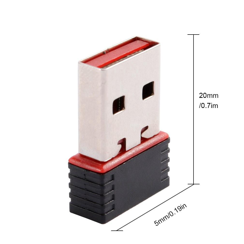 Mini USB WiFi Network 150 M LAN Card 802.11 n / g / b USB Receiver