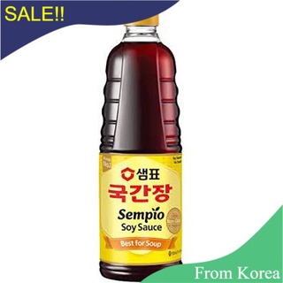 &gt;&gt;พร้อมส่งจากไทย&gt;&gt;คันจังเซมเพียว ซอสถั่วเหลืองเกาหลี สำหรับทำซุป  /  Sempio Ganjang soup  930ml